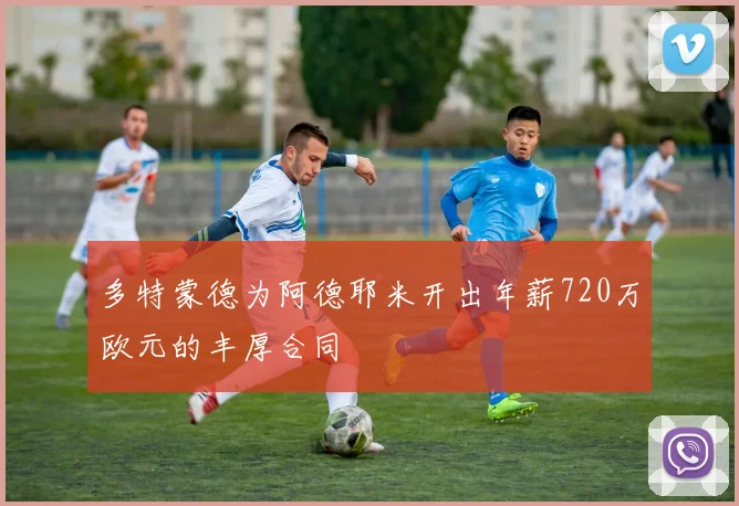 多特蒙德为阿德耶米开出年薪720万欧元的丰厚合同